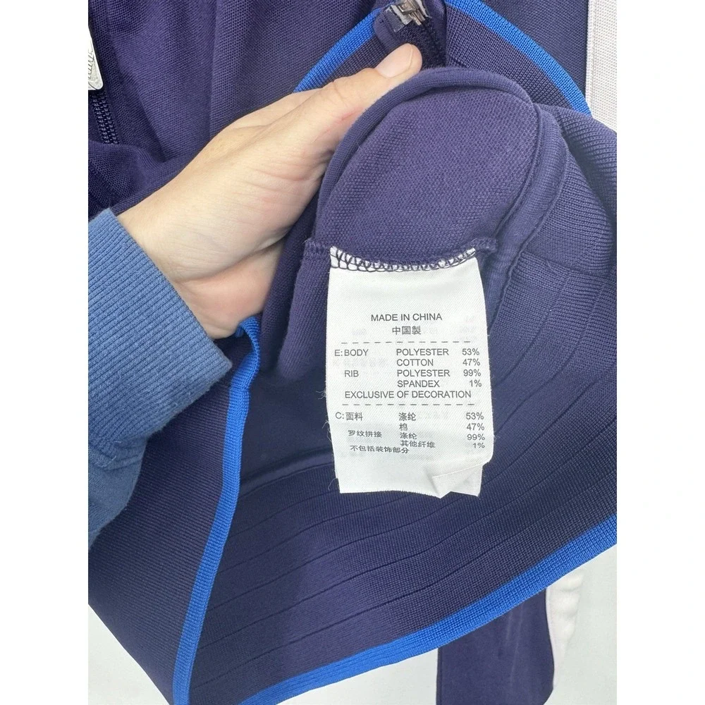 Nike Sportswear Retro Track Jacket Women Medium‎ Purple Athletic Workout Gym